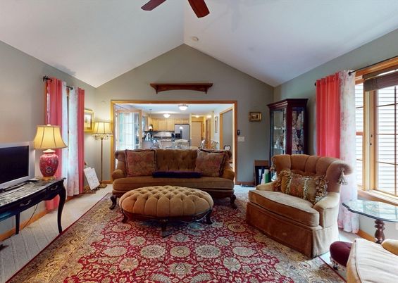 Interior, Kitchen, Living room