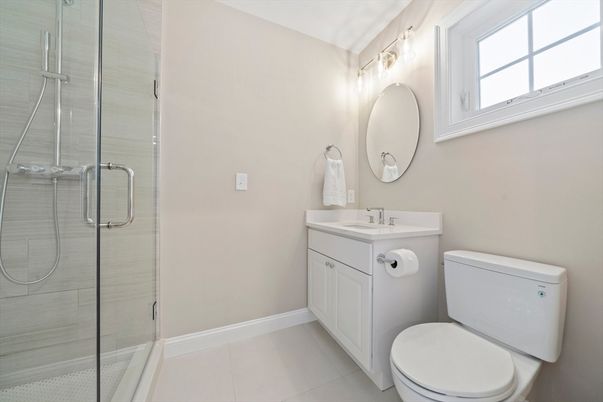 Bathroom, Glass Shower, Interior