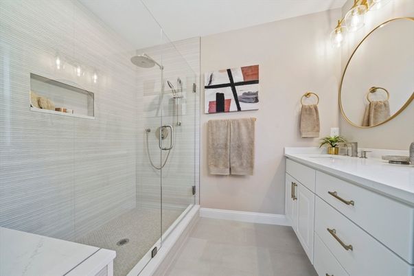 Bathroom, Glass Shower, Interior