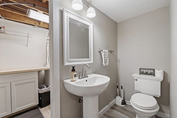 Bathroom, Interior, Wood Texture Flooring