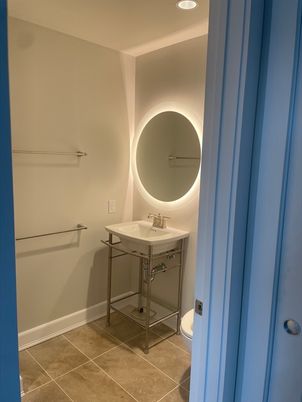 Bathroom, Interior, Recessed Lighting