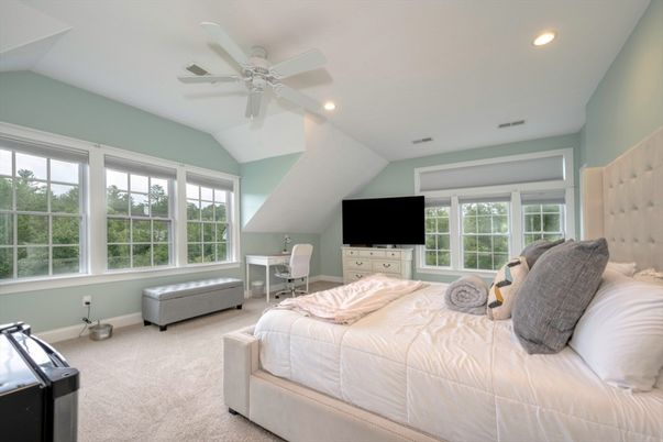 Bedroom, Home Office, Interior, Recessed Lighting