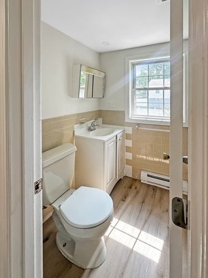 Bathroom, Interior, Wood Texture Flooring