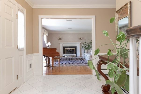 Fireplace, Interior, Marble, Piano, Wood Texture Flooring