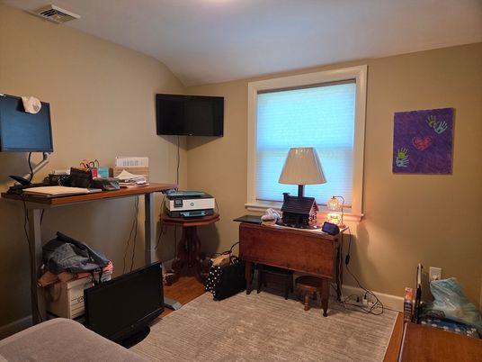 Home Office, Interior, Wood Texture Flooring