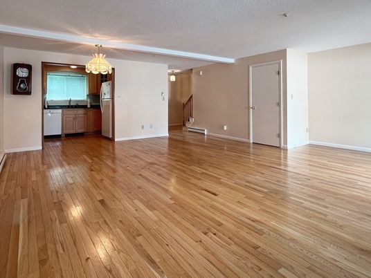 Empty room, Interior, Kitchen, Wood Texture Flooring