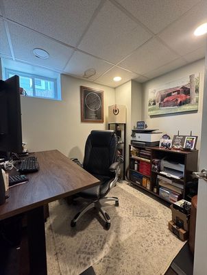 Home Office, Interior, Recessed Lighting