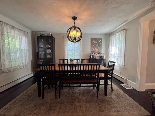 Dining room, Interior, Pendant Lights