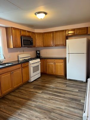 Interior, Kitchen, Wood Texture Flooring