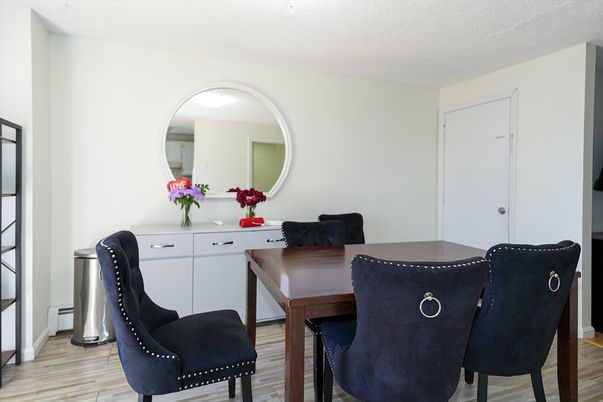 Dining room, Interior, Wood Texture Flooring
