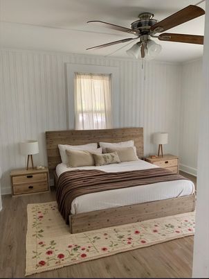 Bedroom, Interior, Wooden Beams, Wood Texture Flooring