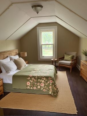 Bedroom, Interior, Wood Texture Flooring