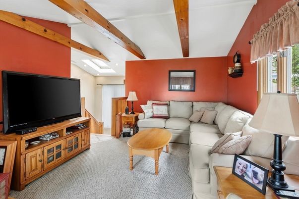 Interior, Living room, Wooden Beams