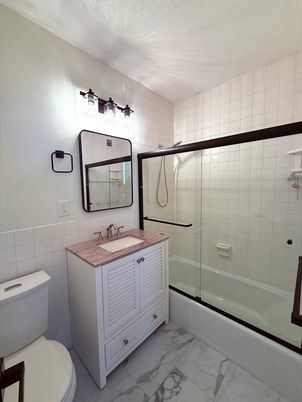 Bathroom, Glass Shower, Interior, Marble