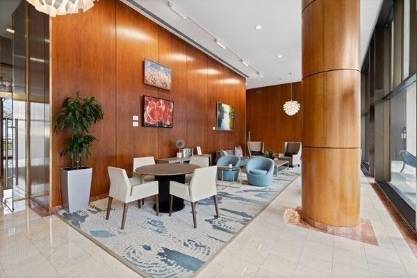 Dining room, Interior, Living room, Recessed Lighting, Wooden Walls