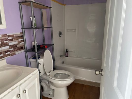 Bathroom, Interior, Wood Texture Flooring