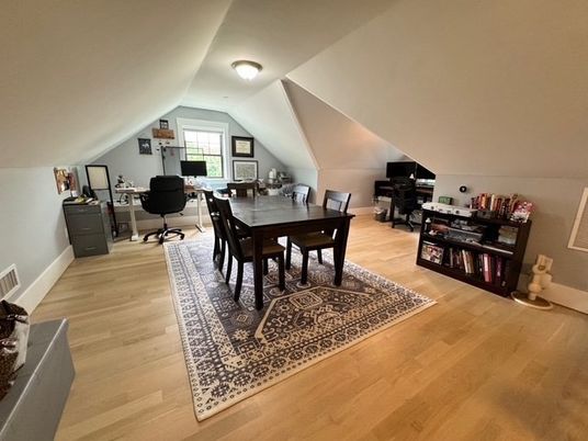 Home Office, Interior, Wood Texture Flooring