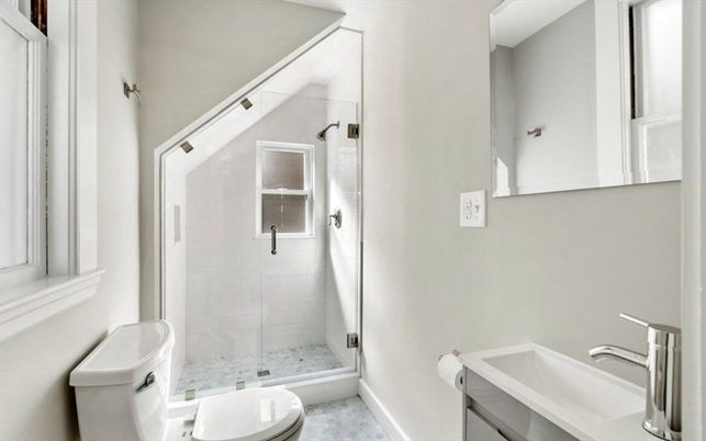 Bathroom, Glass Shower, Interior