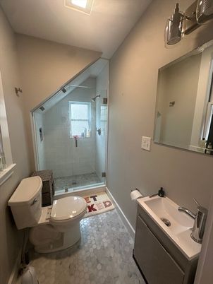 Bathroom, Glass Shower, Interior