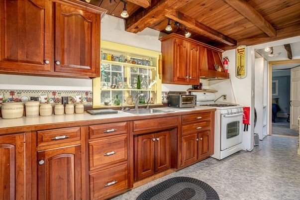 Interior, Kitchen, Wooden Beams, Wooden Ceilings