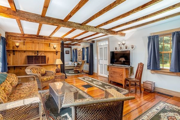 Interior, Living room, Wooden Beams, Wood Texture Flooring