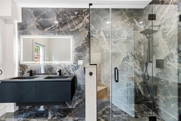 Bathroom, Glass Shower, Interior