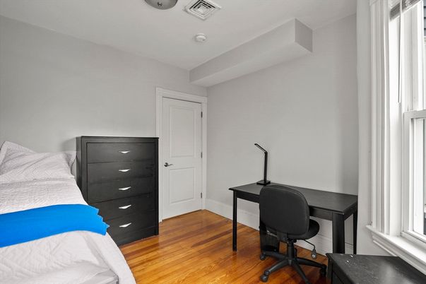 Bedroom, Home Office, Interior, Wood Texture Flooring