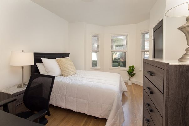Bedroom, Interior, Wood Texture Flooring