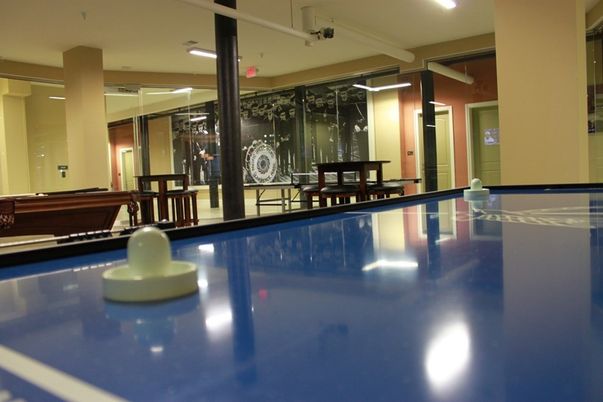 Billiard Table, Interior, Pool, Recessed Lighting
