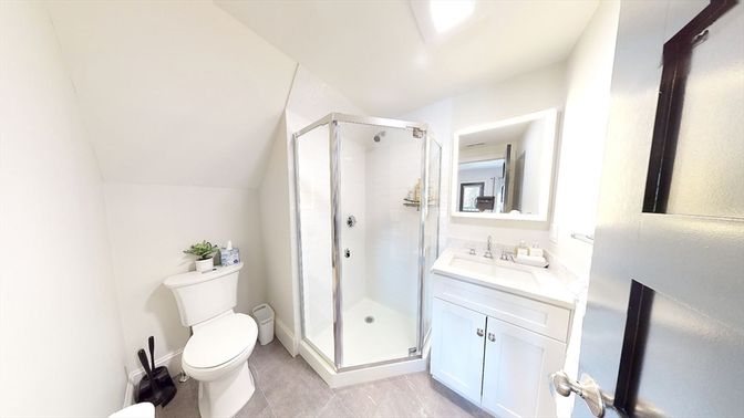 Bathroom, Glass Shower, Interior