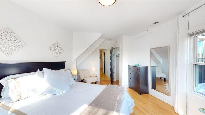 Bedroom, Interior, Wood Texture Flooring