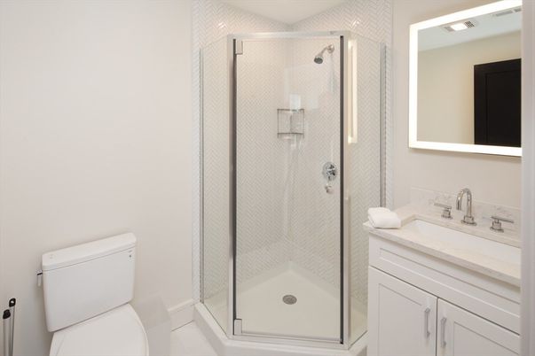 Bathroom, Glass Shower, Interior