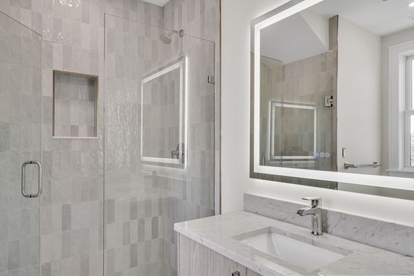 Bathroom, Glass Shower, Interior