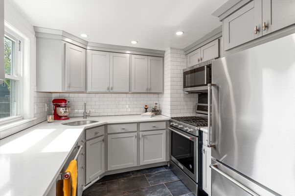 Interior, Kitchen, Recessed Lighting, Stainless Steel Appliances