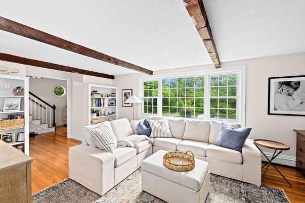 Interior, Living room, Wooden Beams, Wood Texture Flooring