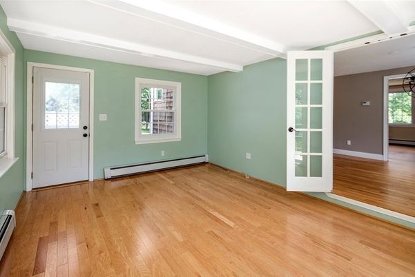 Empty room, Interior, Wood Texture Flooring
