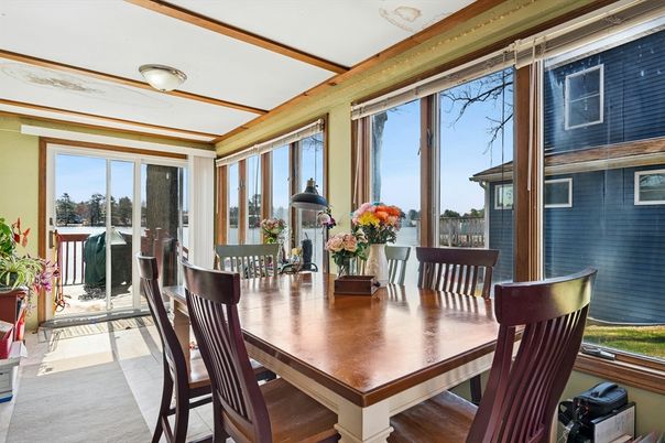 Dining room, Interior, Wood Texture Flooring