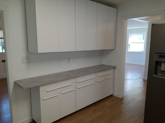 Interior, Kitchen, Wood Texture Flooring