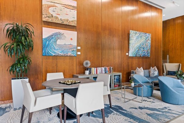 Dining room, Interior, Living room, Recessed Lighting, Wooden Walls
