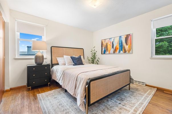 Bedroom, Interior, Wood Texture Flooring