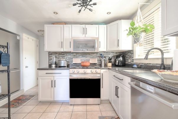 Interior, Kitchen, Recessed Lighting, Stainless Steel Appliances