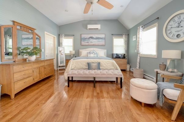 Bedroom, Interior, Wood Texture Flooring