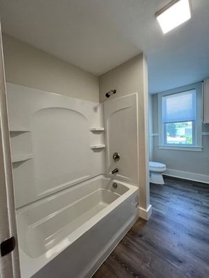 Bathroom, Interior, Wood Texture Flooring