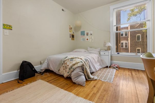 Bedroom, Interior, Wood Texture Flooring