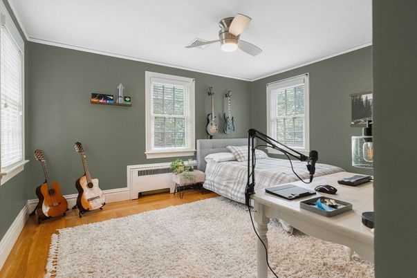 Home Office, Interior, Wood Texture Flooring