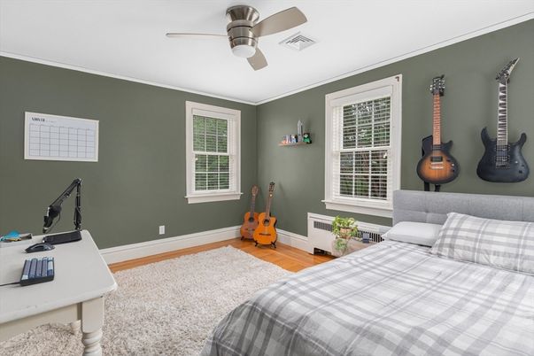 Bedroom, Interior, Wood Texture Flooring