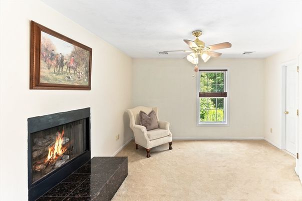 Empty room, Fireplace, Interior
