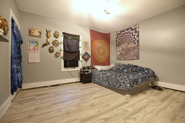 Bedroom, Interior, Wood Texture Flooring