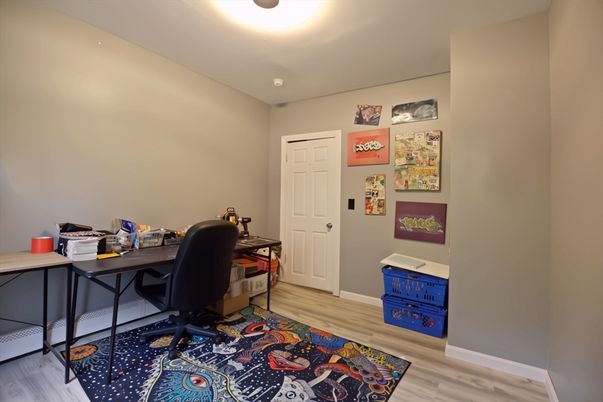 Home Office, Interior, Wood Texture Flooring