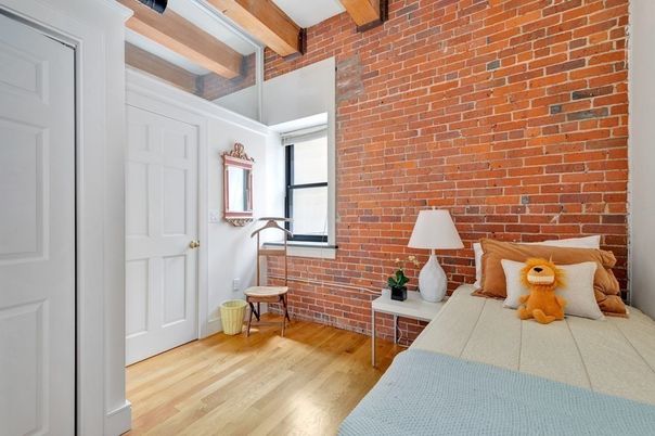 Interior, Stone Walls, Wooden Beams, Wood Texture Flooring